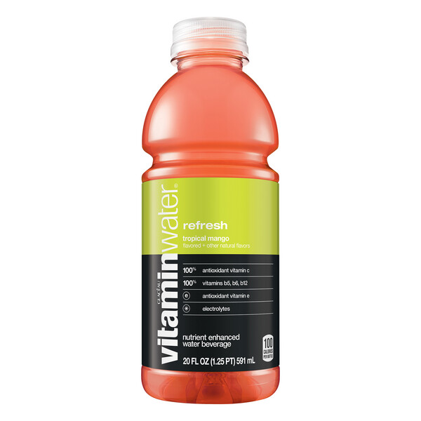 Glaceau Vitamin Water Tropical Mango (Refresh) 20oz