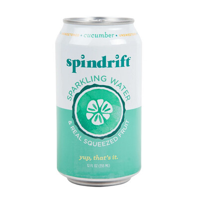 Spindrift Sparkling Cucumber 12oz Cans
