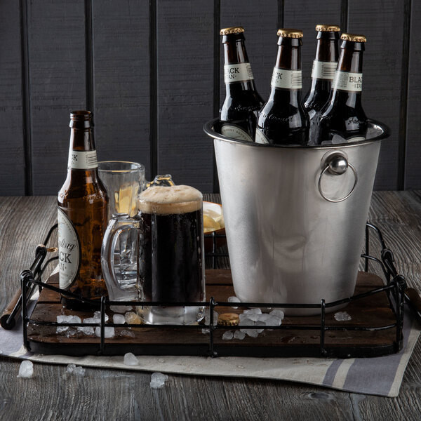 Stainless Steel 4 Quart Smooth Wine Bucket