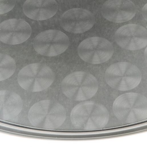 Winco Stainless Steel Round Swirl Serving Tray 16"