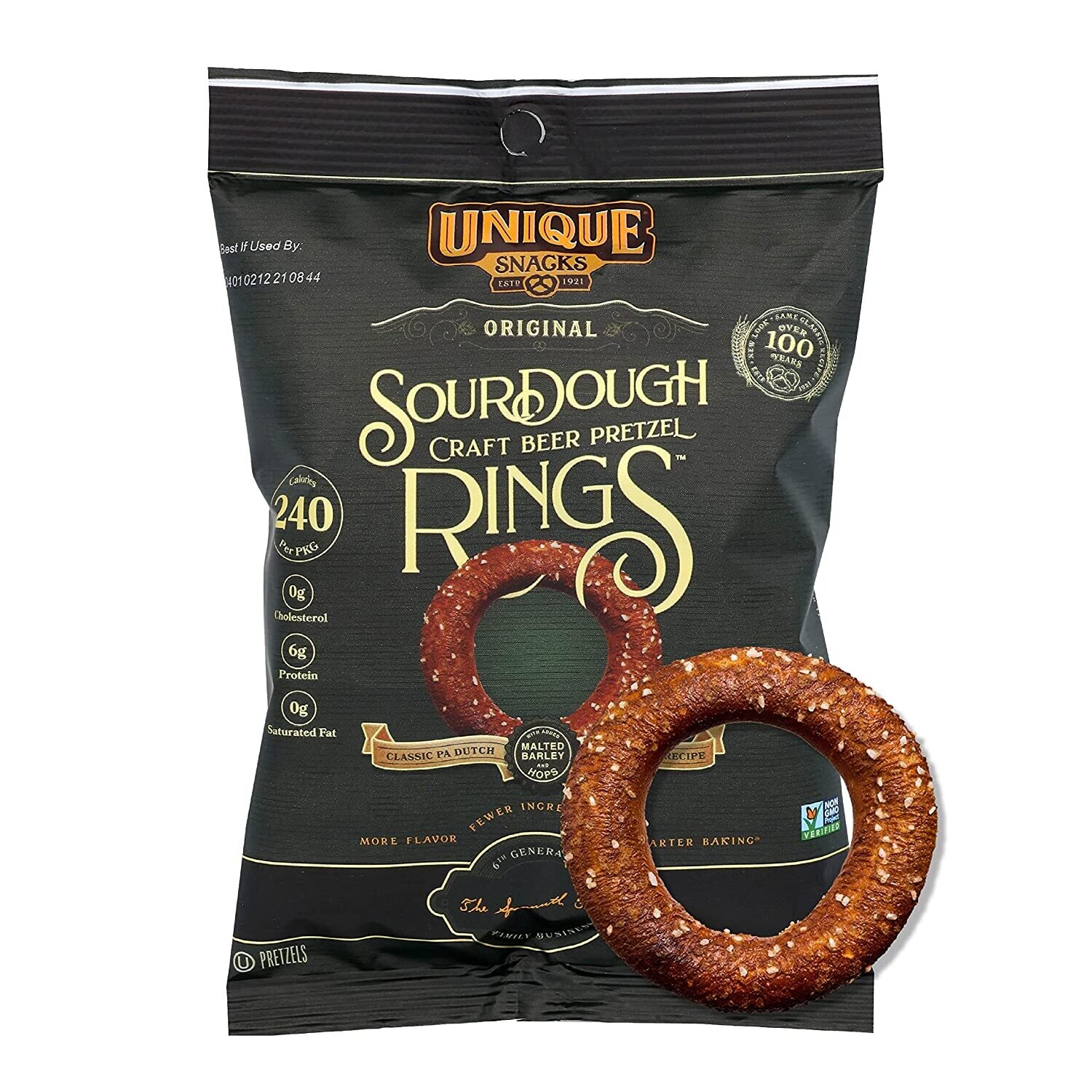 Unique Pretzels Sourdough Rings 2.2oz
