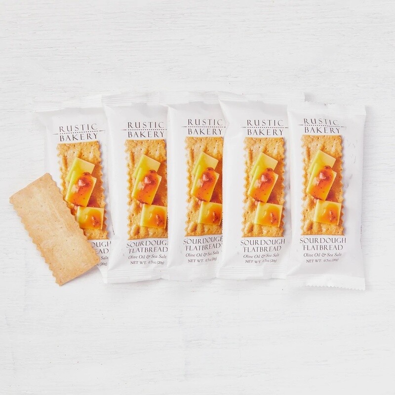Rustic Bakery Olive Oil &amp; Sel Gris Flatbread Single Serve.