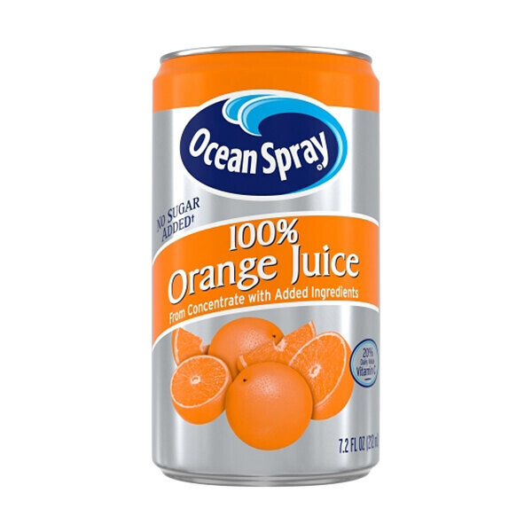 Ocean Spray Orange Juice 7.2 oz Mini Cans