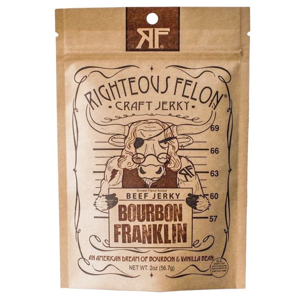Righteous Felon Bourbon Franklin Beef 2 oz