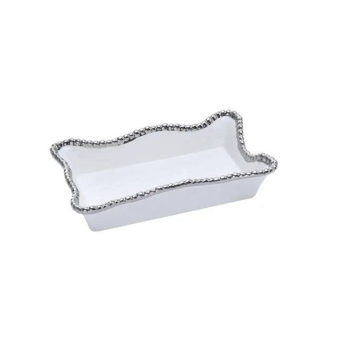 Pampa Bay White/Silver Guest Towel Holder