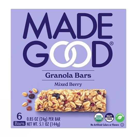 Madegood Organic Mixed Berry Granola Bars