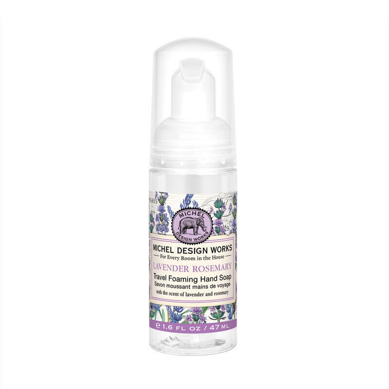 Michel Design Works Lavender Rosemary Foaming Soap Travel 1.6 oz