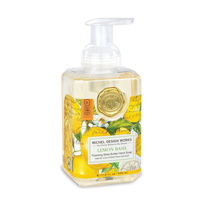 Michel Design Works Lemon Basil Foaming Hand Soap 17.8 oz