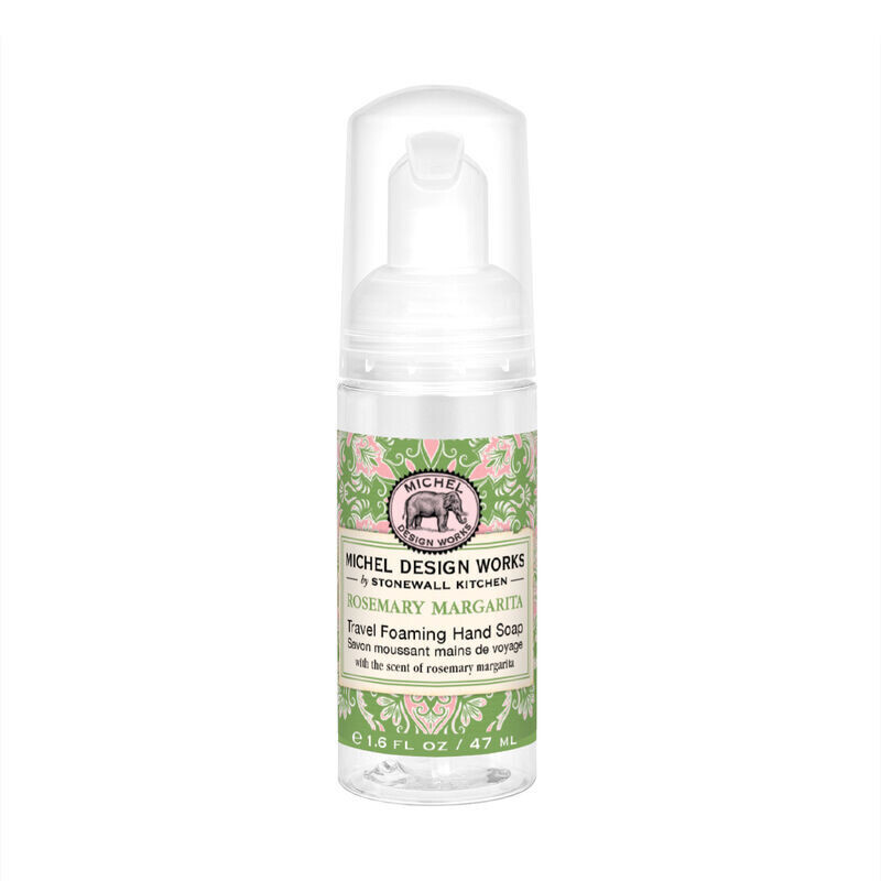 Michel Design Works Foaming Rosemary Margarita Soap Travel 1.6 oz