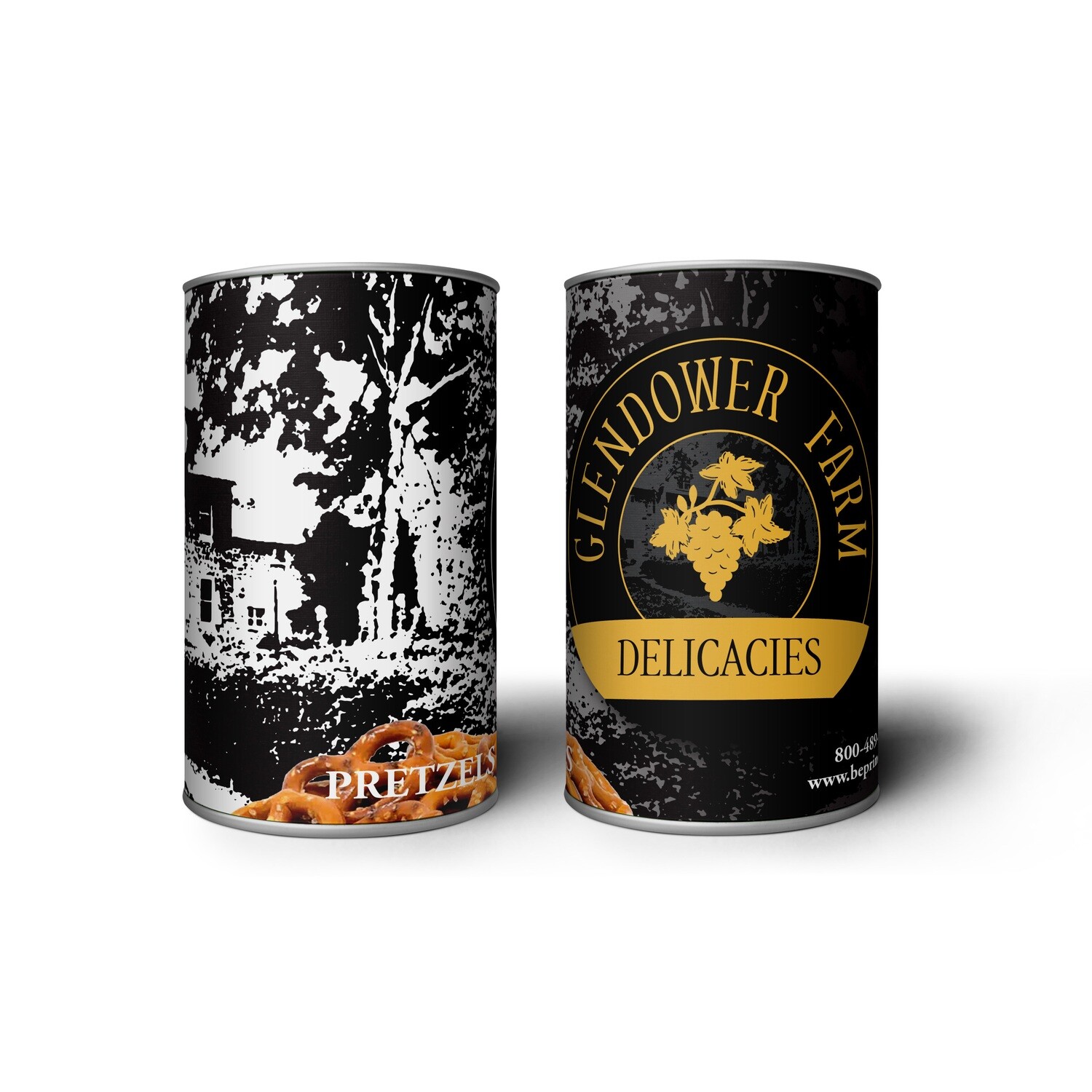 Glendower Farm Mini Pretzels in Tins