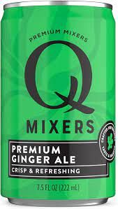 Q Ginger Ale 7.5oz Cans
