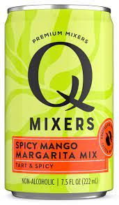 Q Drinks Spicy Mango Margarita Mix 7.5 oz Cans