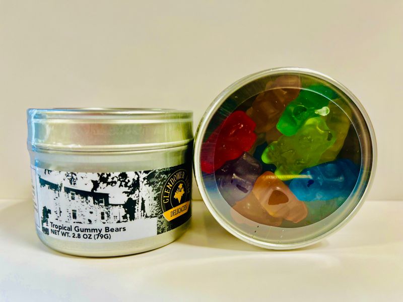 Glendower Farm Gummy Bears 2.8oz Tin