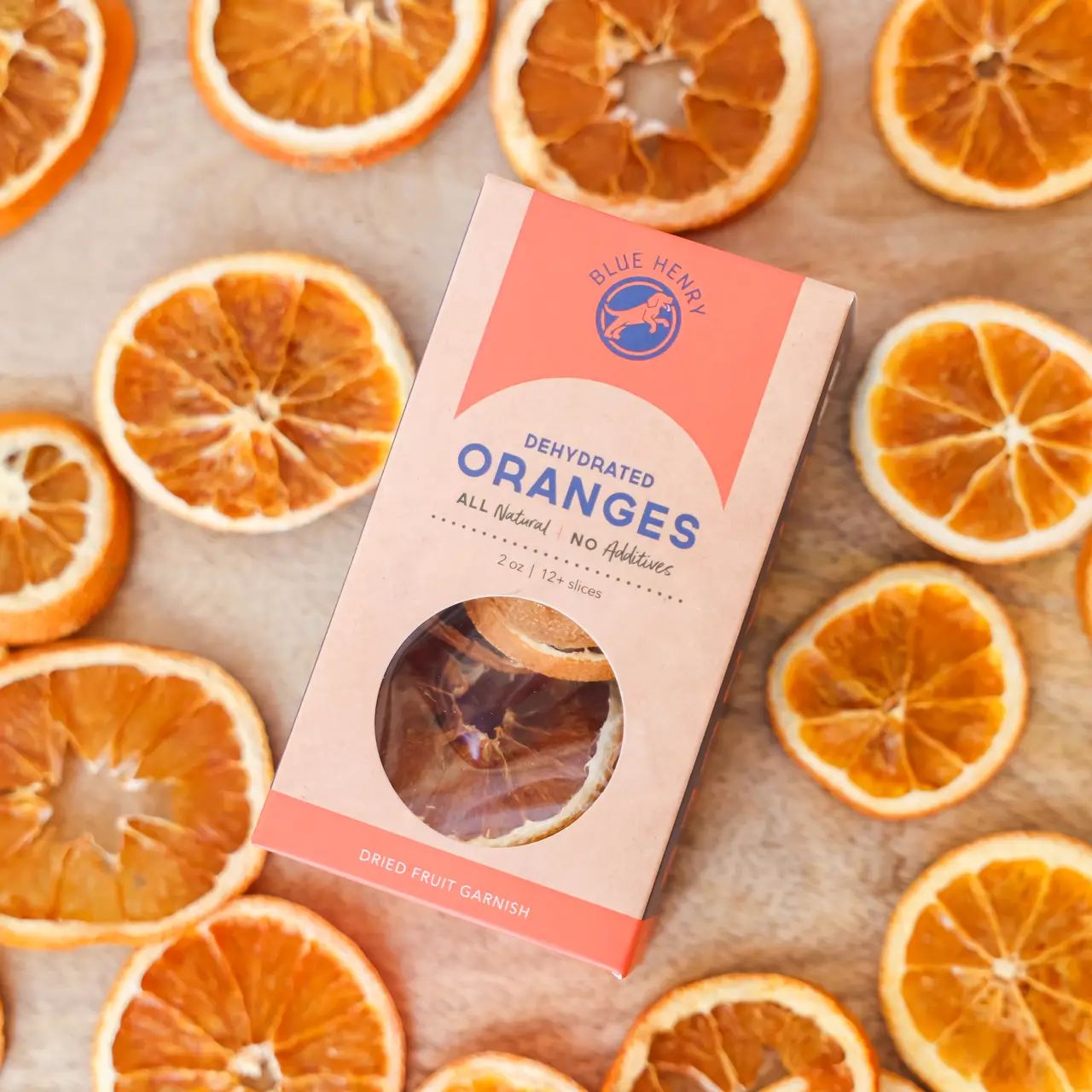 Blue Hendry Dehydrated Oranges 2 oz