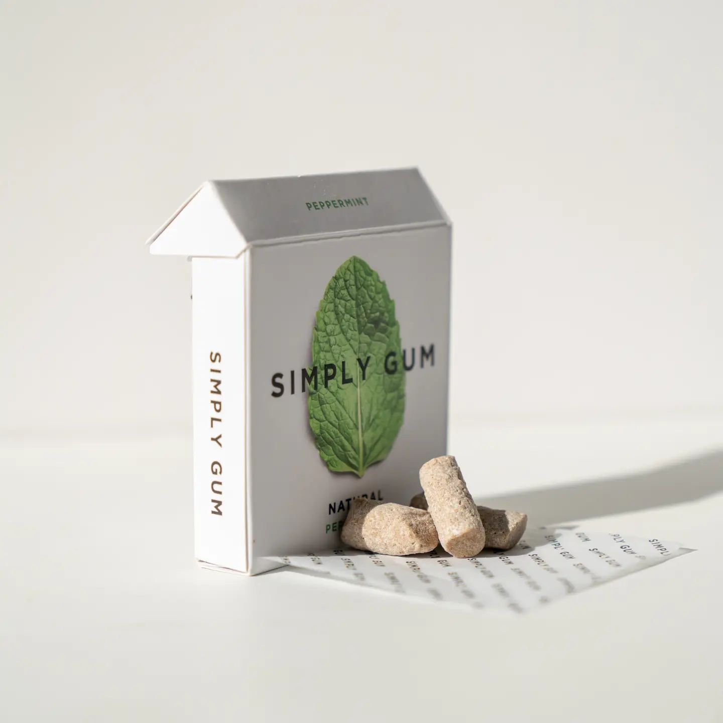Simply Peppermint Natural Chewing Gum