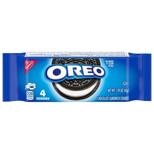 Oreo Cookie Single Serve 1.5 oz 4 Cookie 10ct