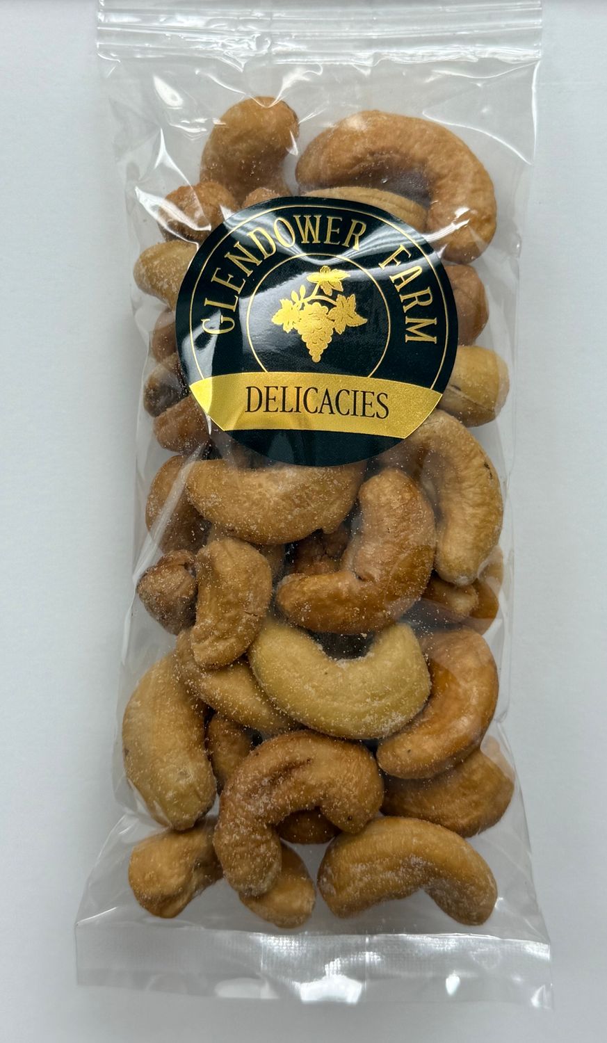 Glendower Farm Roasted &amp; Salted Medium Cashews 2oz Bags