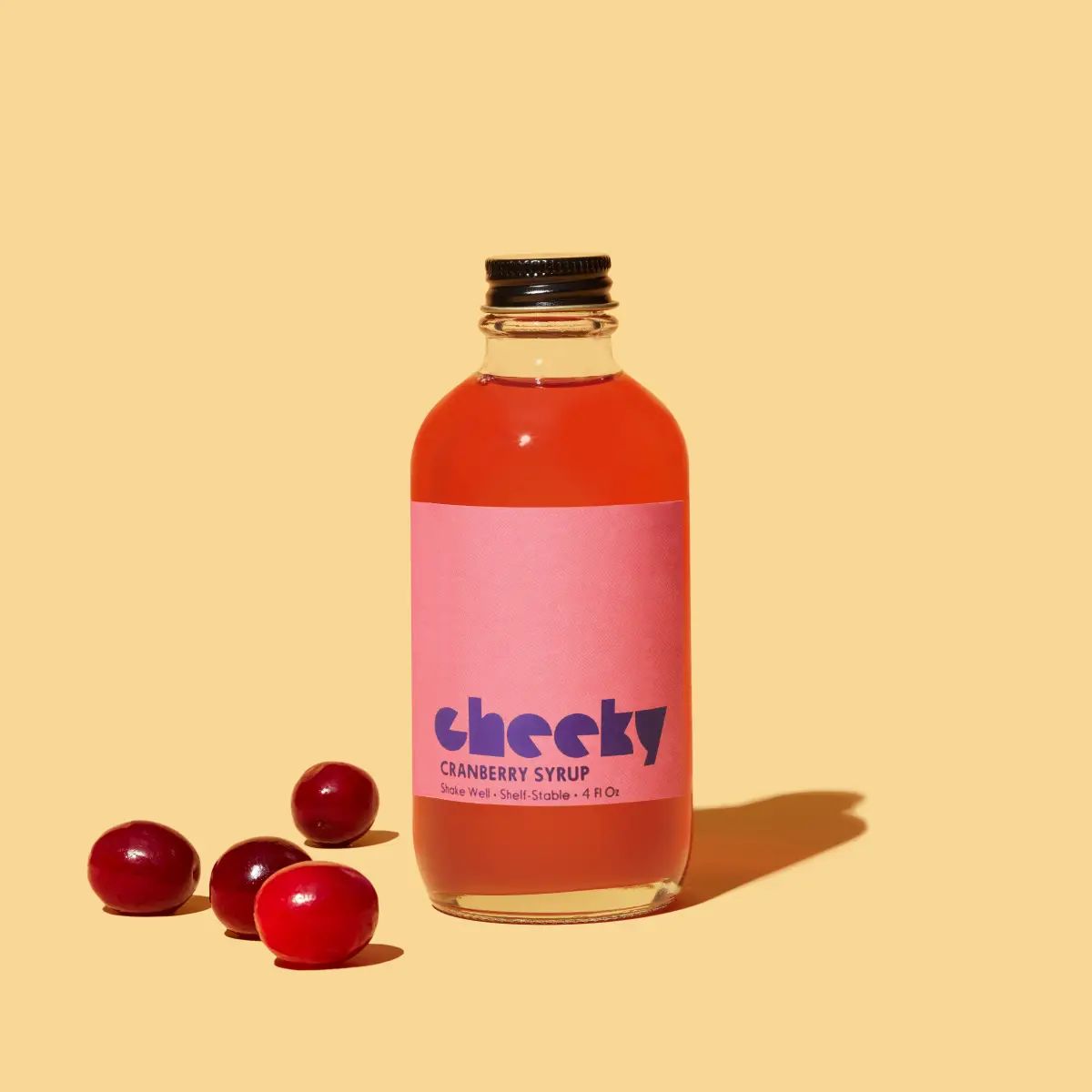Cheeky Cranberry Syrup 2 oz