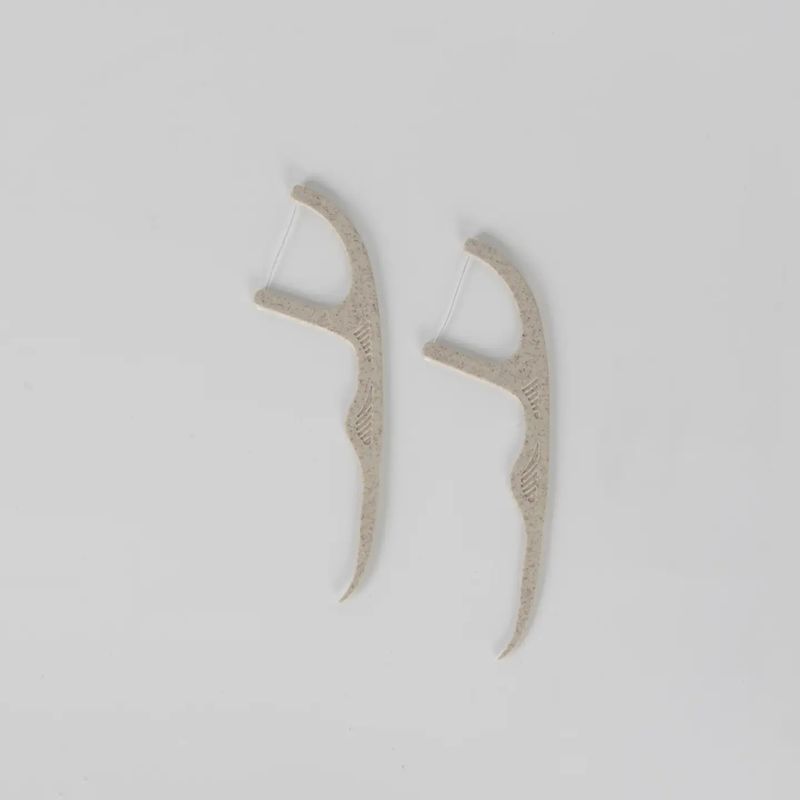 Sustayne Compostible Wheat Floss Picks 2ct