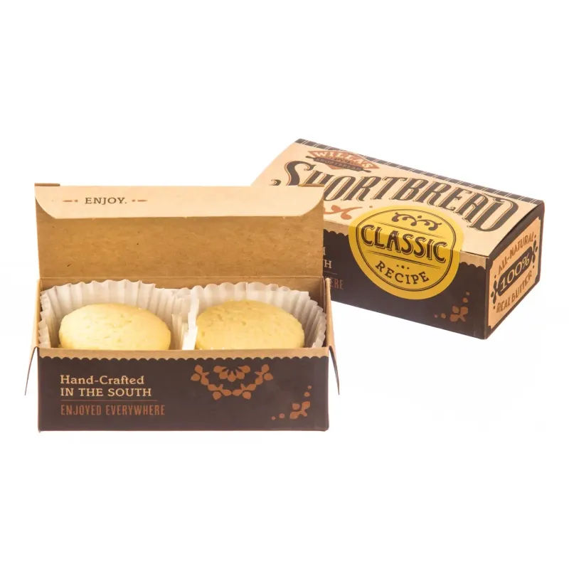 Willa's Classic Shortbread Cookies Kraft 6ct