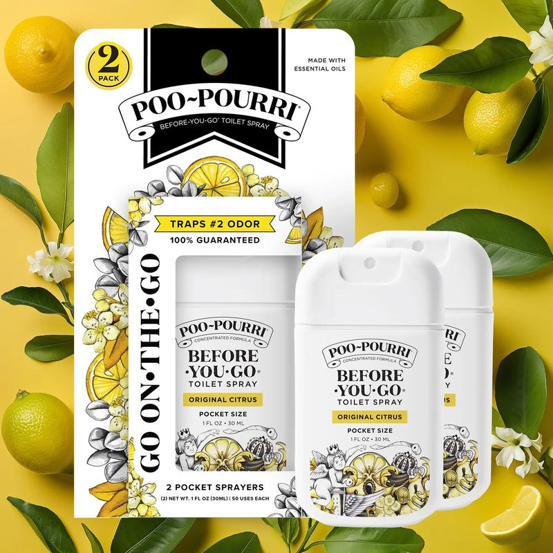 Poo Pouri Original Citrus 1 oz Pocket Pack 2ct