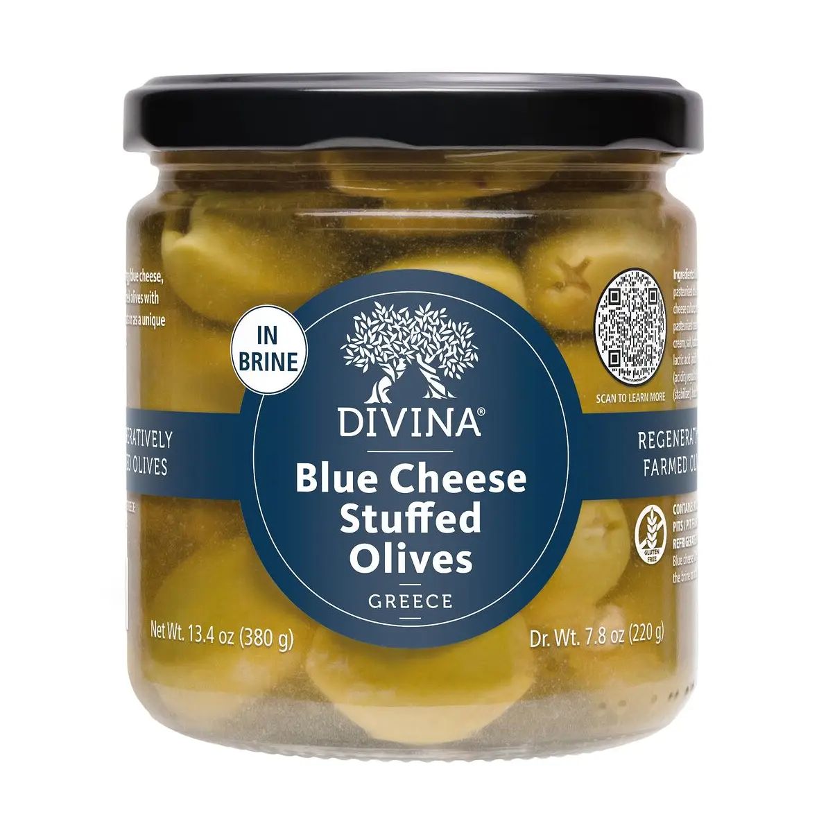 Divina Blue Cheese Stuffed Olives 7.8 oz