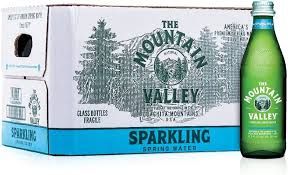 Mountain Valley Sparkling Water 12 oz GLASS