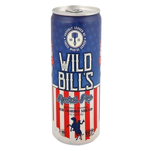 Wild Bill's Old Fashioned Rocket Pop Soda 12 oz Cans