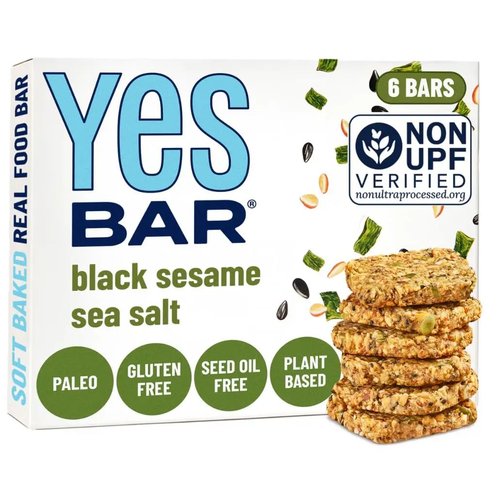 YES Bar Black Sesame Sea Salt 1.4 oz