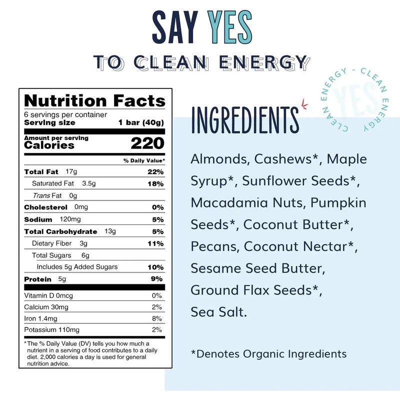 YES Bar Salted Maple Pecan 1.4 oz