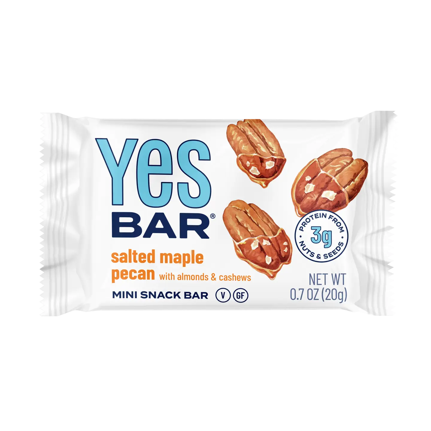 YES Bar Mini Salted Maple Pecan .7 oz