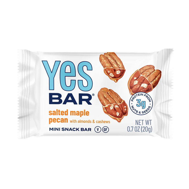 YES Bar Mini Salted Maple Pecan .7 oz