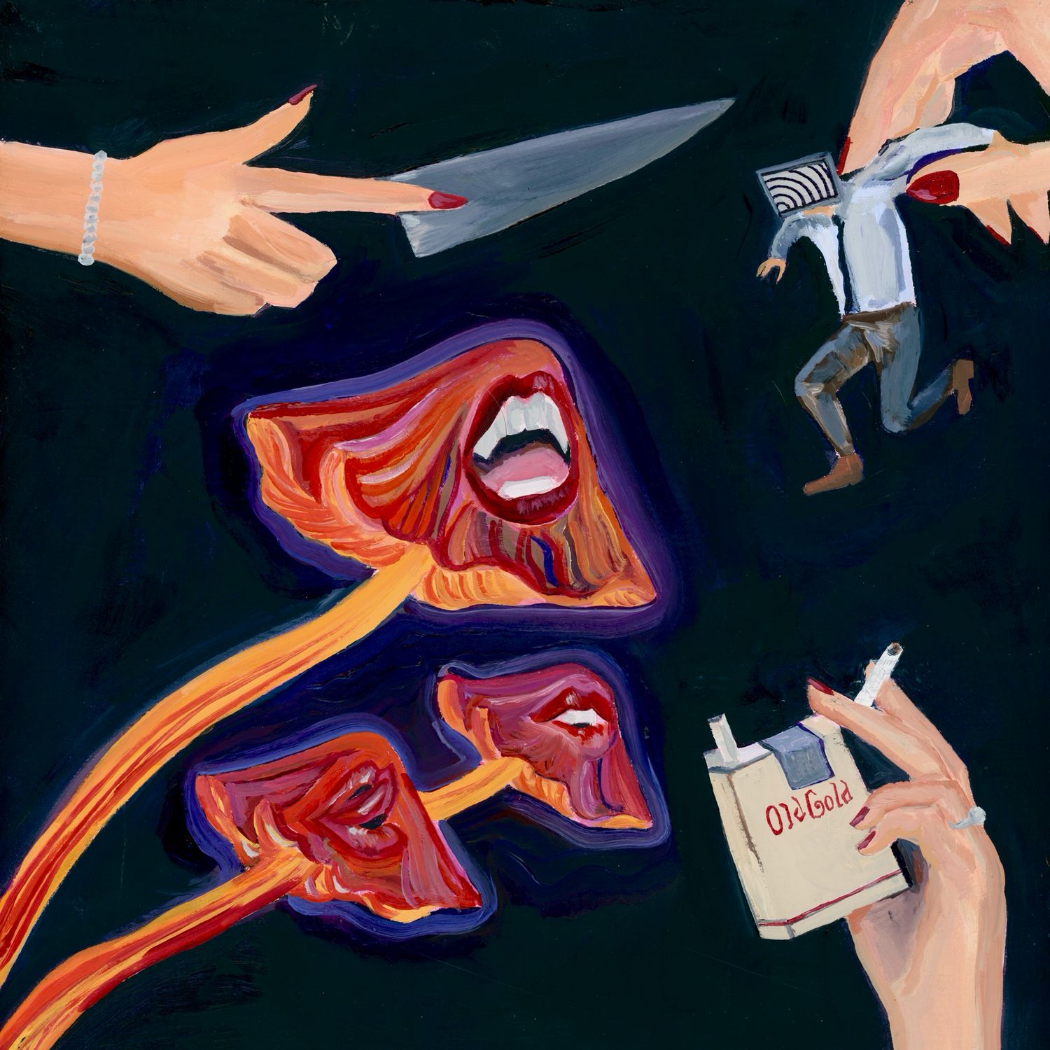 She’s A Man Eater Original Painting