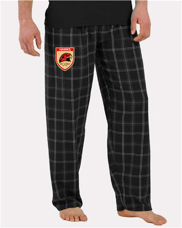 HAWKS VARSITY BLACK OXFORD PJ BOTTOMS