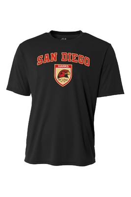 SAN DIEGO HAWKS PERFORMANCE COOLING TEE (ADULT)