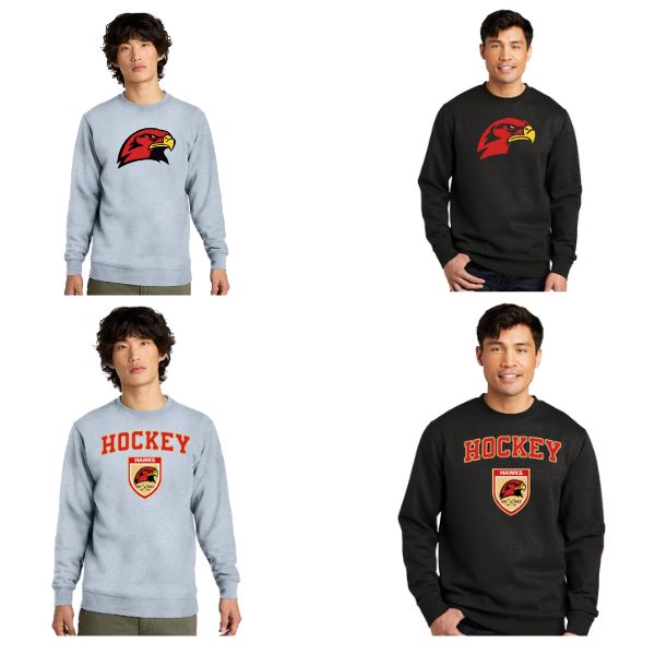 HAWKS FLEECE CREW NECK (ADULT)