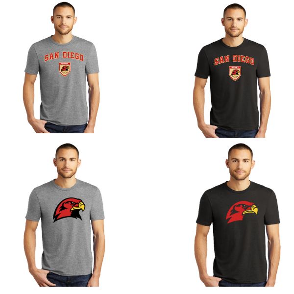 HAWKS TRI BLEND TEE (ADULT)