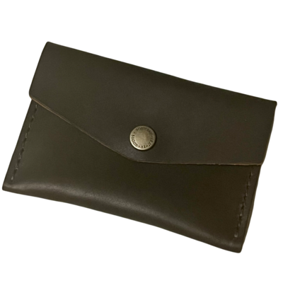 Black/Brown - Full Grain Envelope Wallet