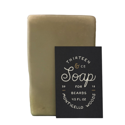 Monticello Woods Beard Soap by 13&Co.