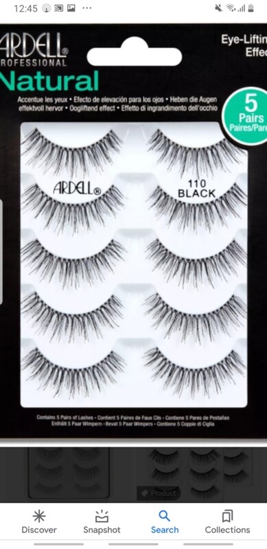 Eyelash pack