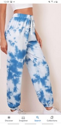 Tie dye trousers