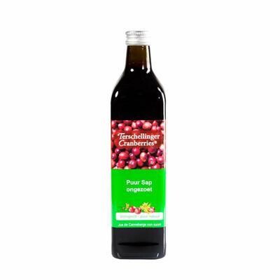 Terschellinger Cranberries ongezoet puur 500 ml
