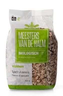 Meesters van de Halm spelt vlokken