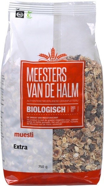 Meesters van de Halm muesli extra