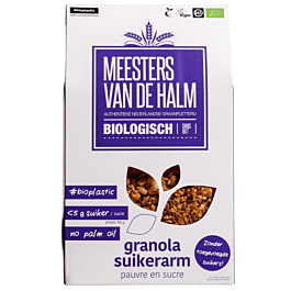 Meesters van de Halm granola suikerarm