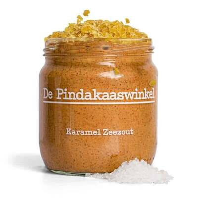 Pindakaas Karamel Zeezout 420ml