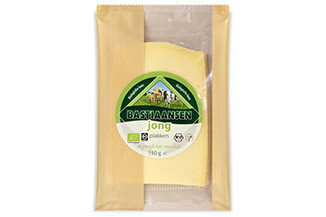 Kaas Bio jong plakken 150 gram