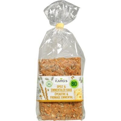 Bio crackers Emmentaler&amp;pompoen 200 gram