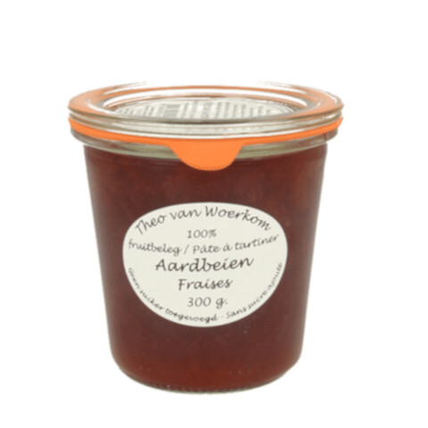 Jam fruitbeleg aardbeien 295 gram