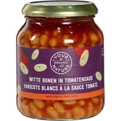 Witte bonen met tomatensaus Bio